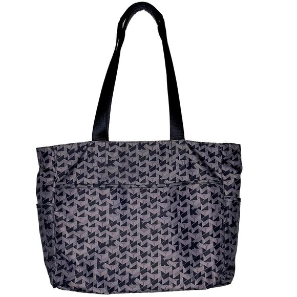 Kipling | Large Geometric Pattern Nylon Tote Bag - Picture 2 of 8